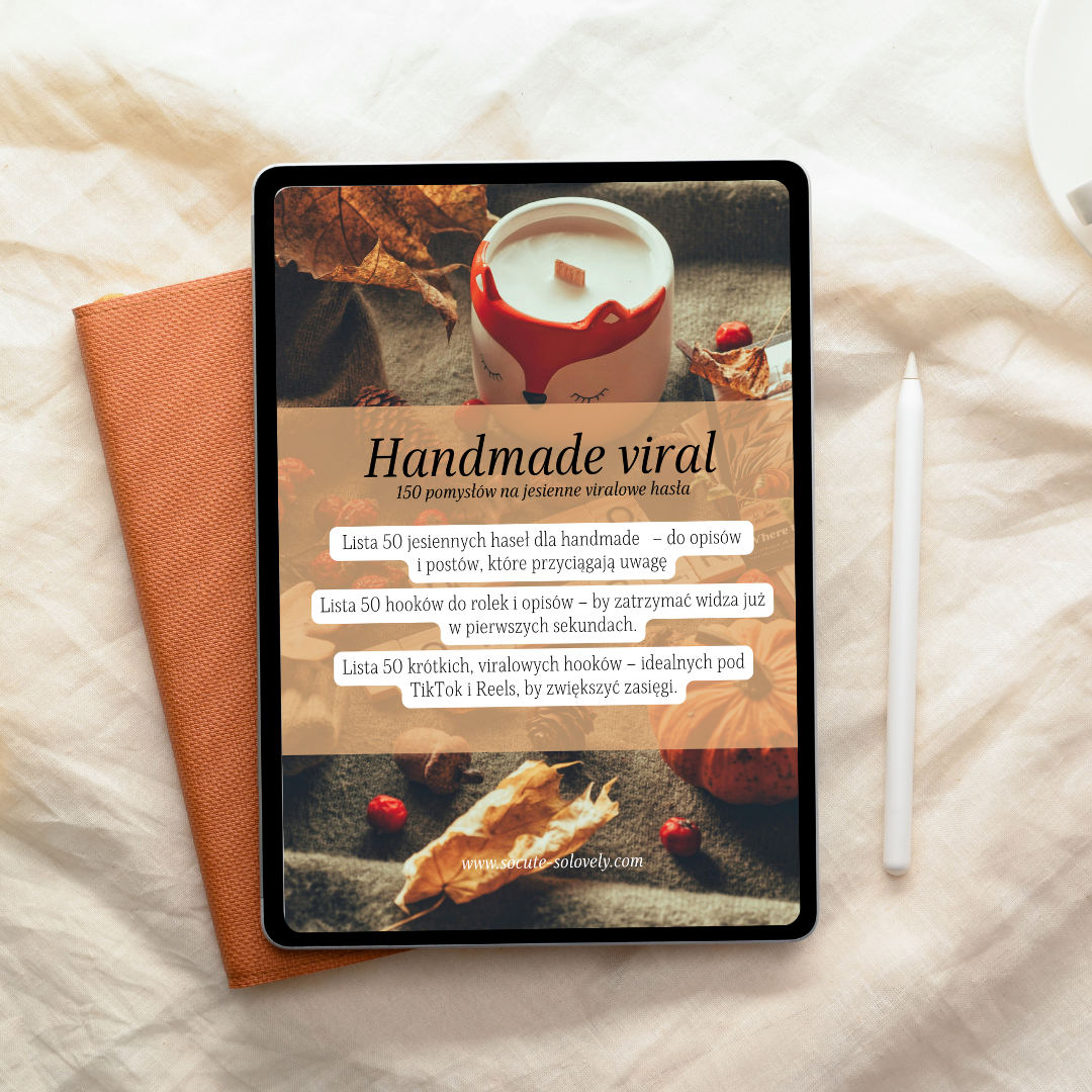 handmade viral (1) Ebook "Handmade viral" - 150 pomysłów na jesienne viralowe hasła